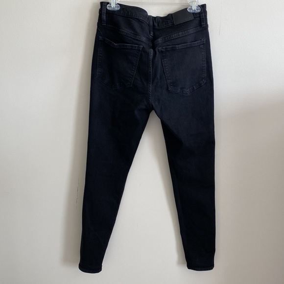 Madewell black Roadtripper high rise stretchy skinny Jeans size 30 - Picture 5 of 9